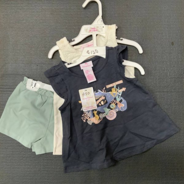 BABY GIRL BLOUSE & SHORTS