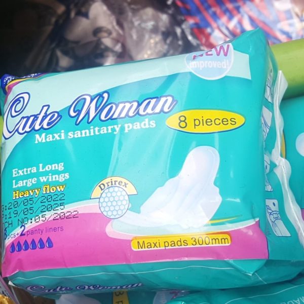 CUTE WOMAN SANITARY PAD