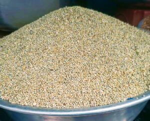 ONE MARGARINE CUP OF MILLET
