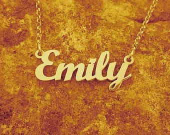 CUSTOMISED COPPER NECKLACE-EMILY