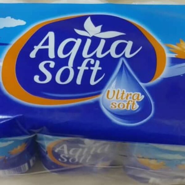 Pack of 10 aqua soft toilet tissue