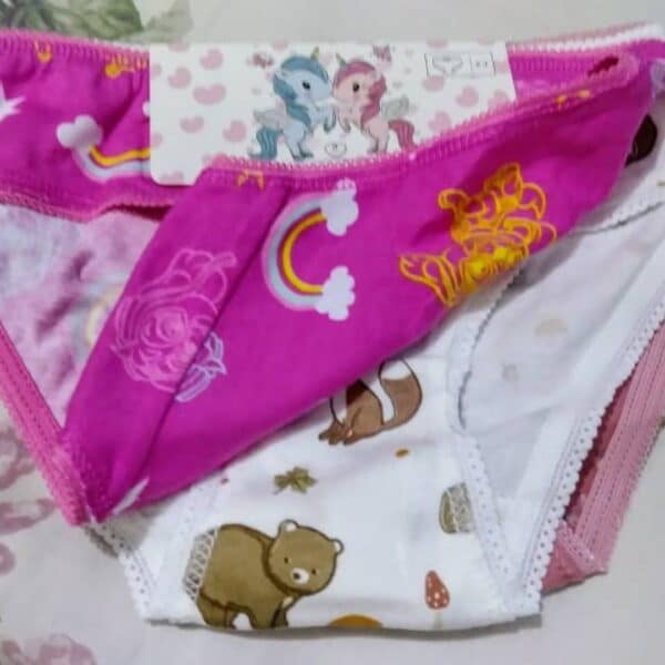 Set of 3 girl child panties